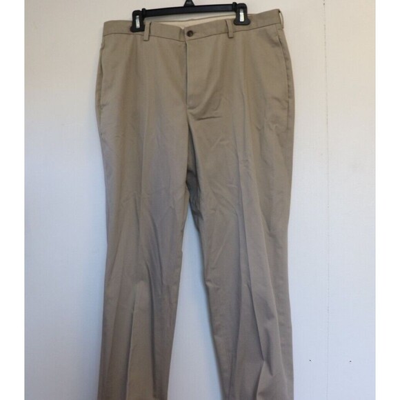 Brooks Brothers Pants Mens 37x30 Khaki Advantage Chino Pant Slacks Clark Fit - Picture 1 of 6